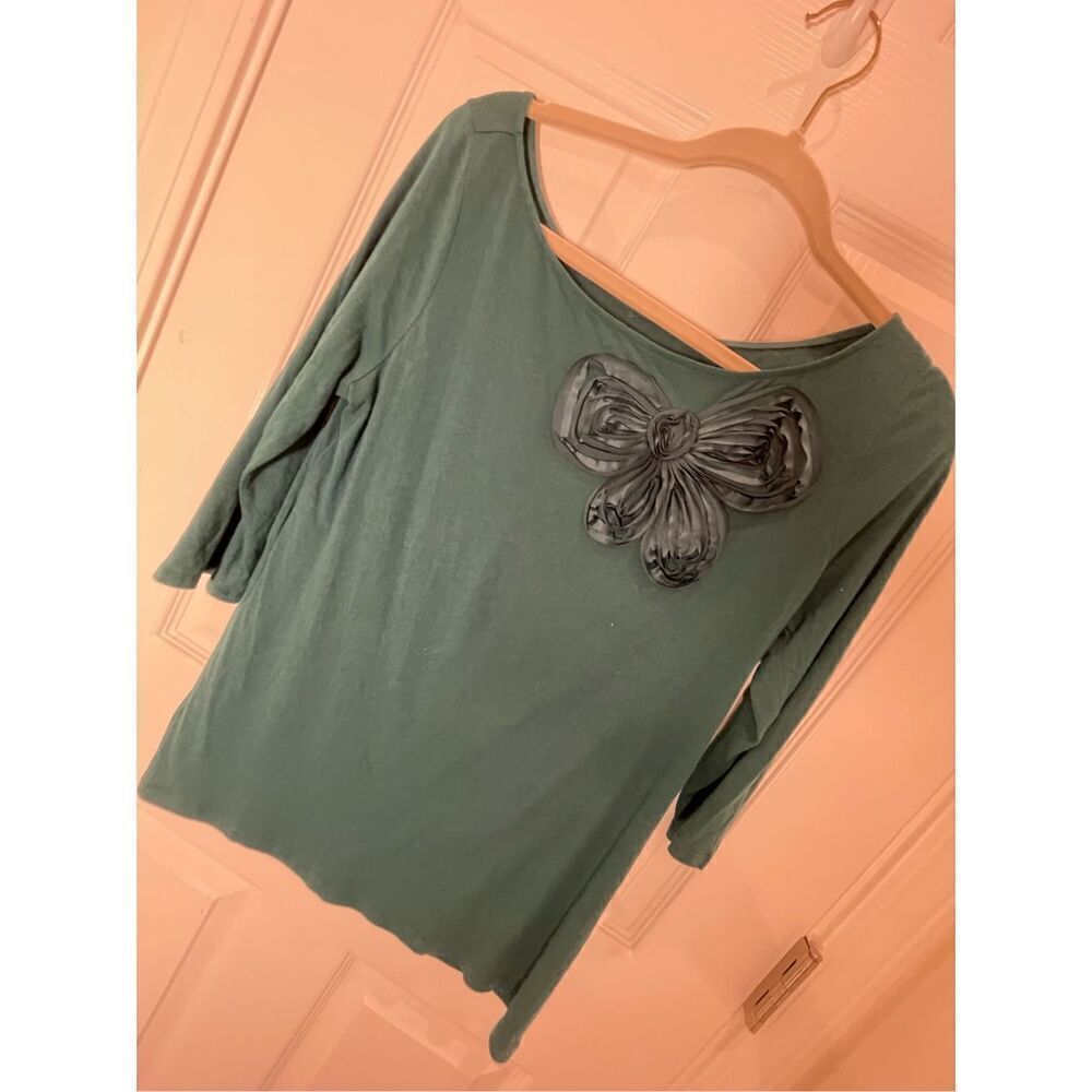 Ann Taylor Loft women’s blouse emerald green medium